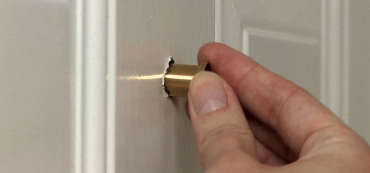peephole door repair in Tulare